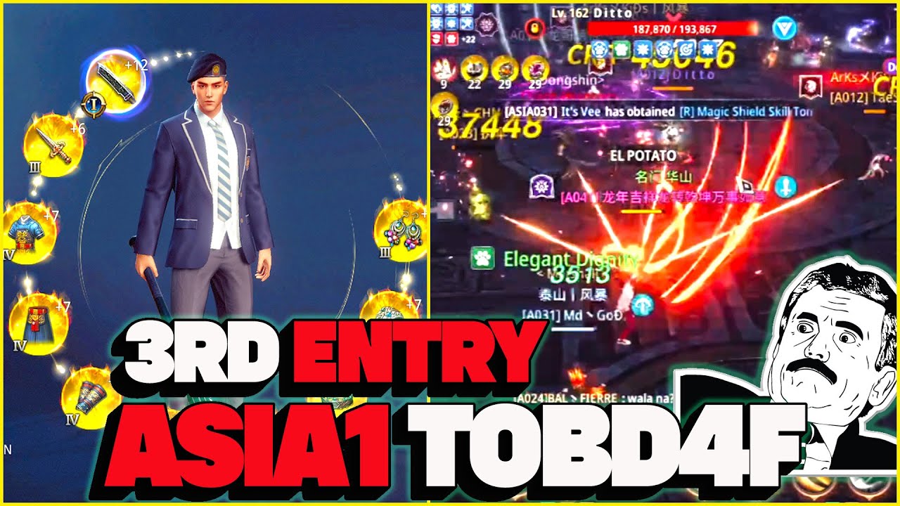 FAMOUS FAMILY NANALO DIN SA ASIA1 TOBD4F 3RD ENTRY | ANYARI SA HOF  ASIA1 ? NO MORE KUYA ? | MIR4