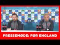 Schmeichel og Højbjerg dagen før England: Her får du alle svar fra dagens pressemøde