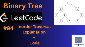 Binary Tree Inorder Traversal | LeetCode #94 Explained with Code @CodingPadho