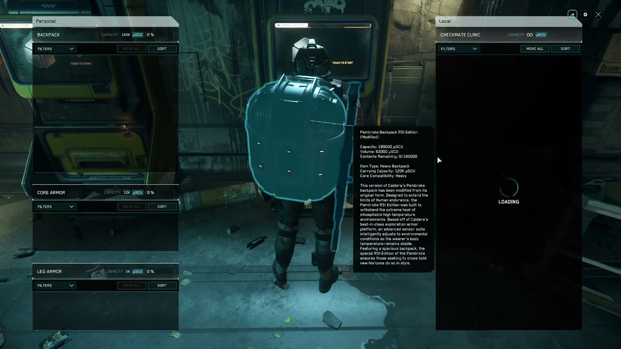 Poor Game Design | Star Citizen | Player Inventory