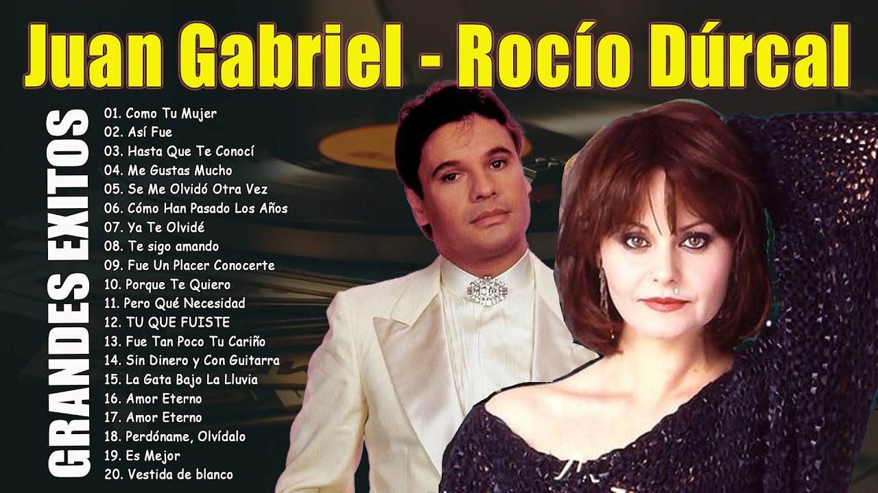 Juan Gabriel y Rocío Dúrcal - 20 Grandes Éxitos Románticos Inolvidables | Sus Mejores Canciones #d5