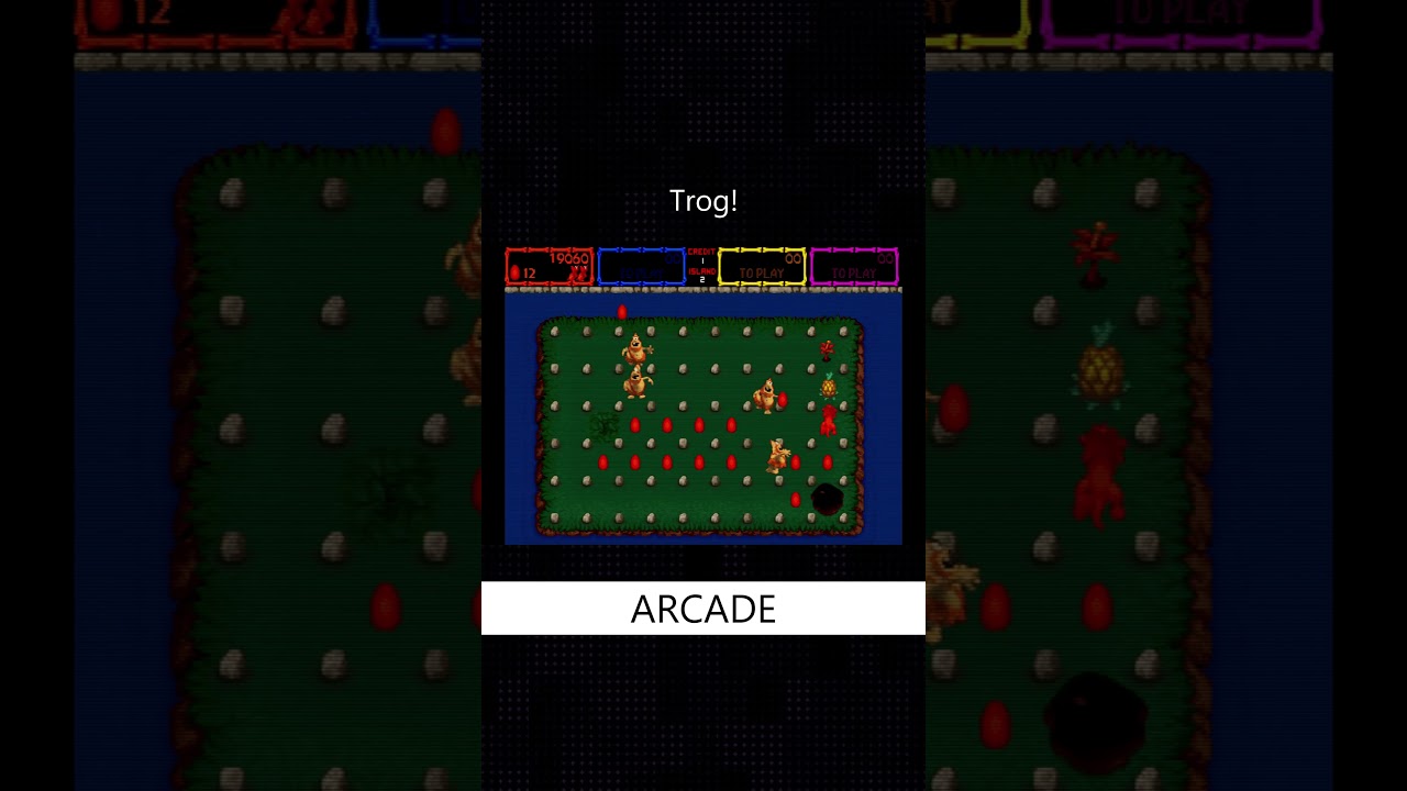 🦖 Trog! (Arcade, 1990) 🍖
