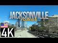 Road Tour – Driving Into Downtown Jacksonville, Florida, USA on Interstate 95