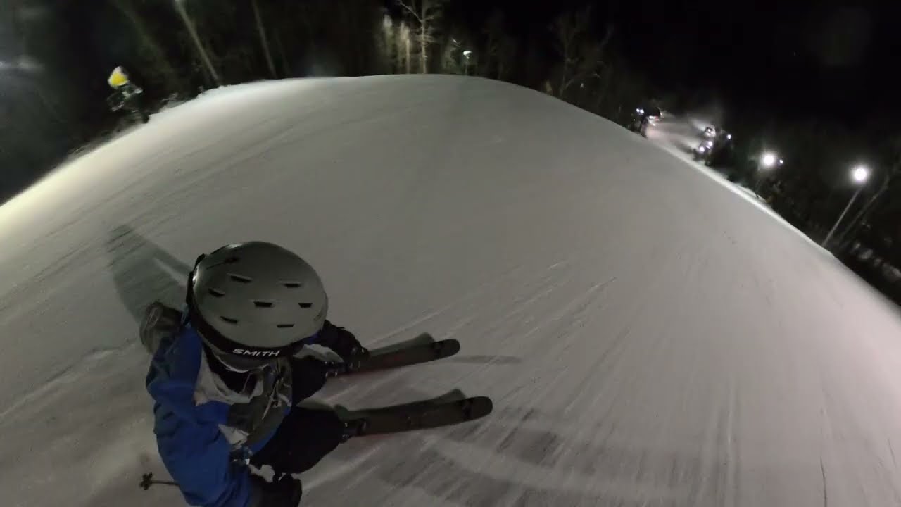 Welch Village Night Ski - Dan's Dive - January 2026 - Insta360 X4