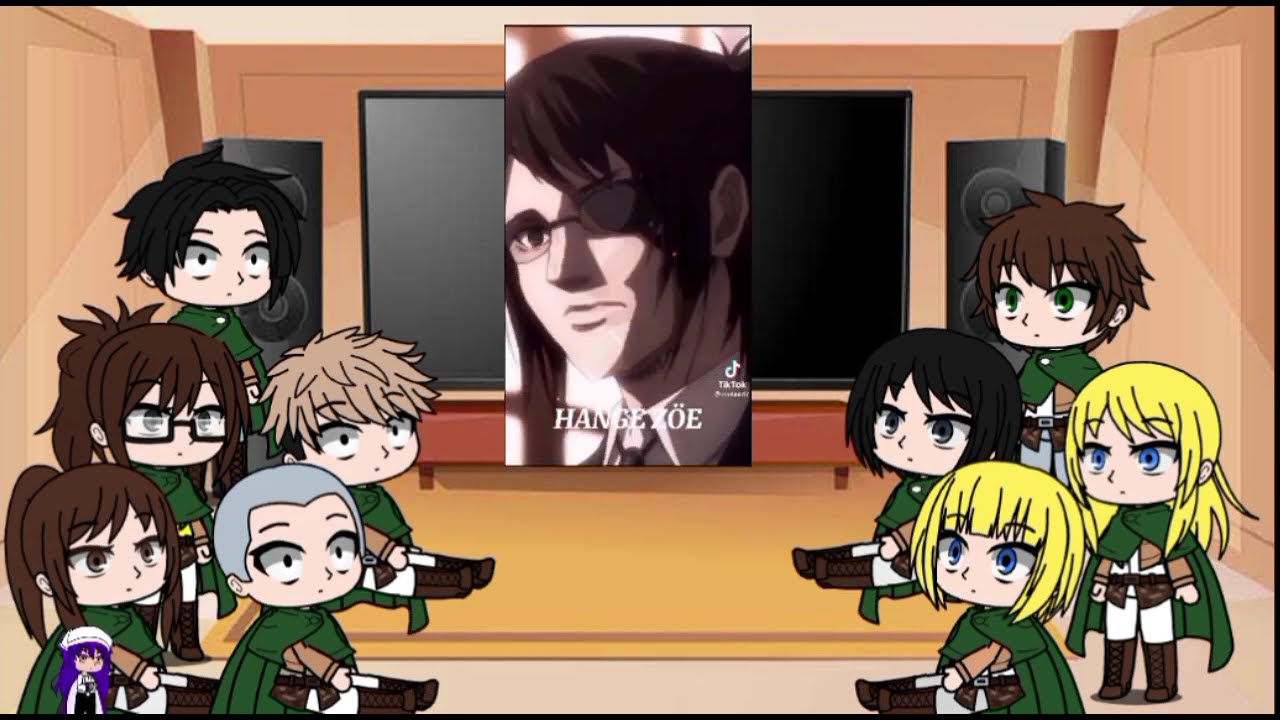 Past Aot (Survey Corps) React to Eren Yeager []Attack on Titan[]