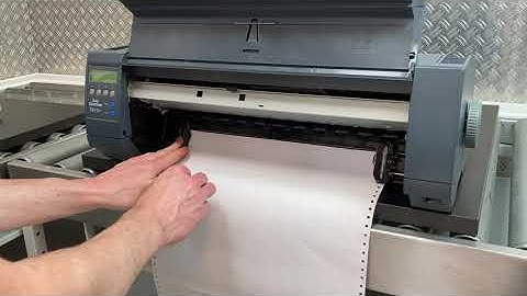 Tally Dascom 26xx Paper insertion