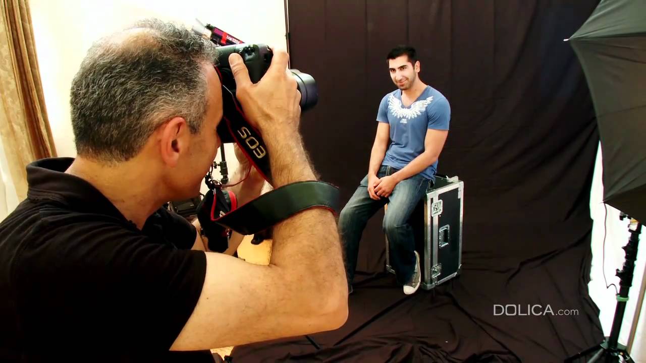 How to take Indoor studio Portraits without effects DOLICA