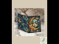 Whimsical Greeting Card No.316 Blue Stars Moon Birthday Celestial Fantasy Love Hope Vibrant Optim...