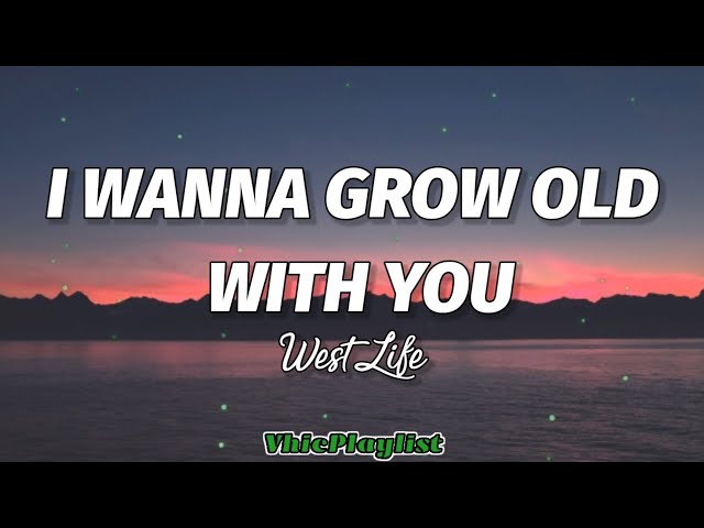I Wanna Grow Old With You - WestLife (Lyrics)🎶 class=