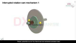 Interrupted rotation cam mechanism 1