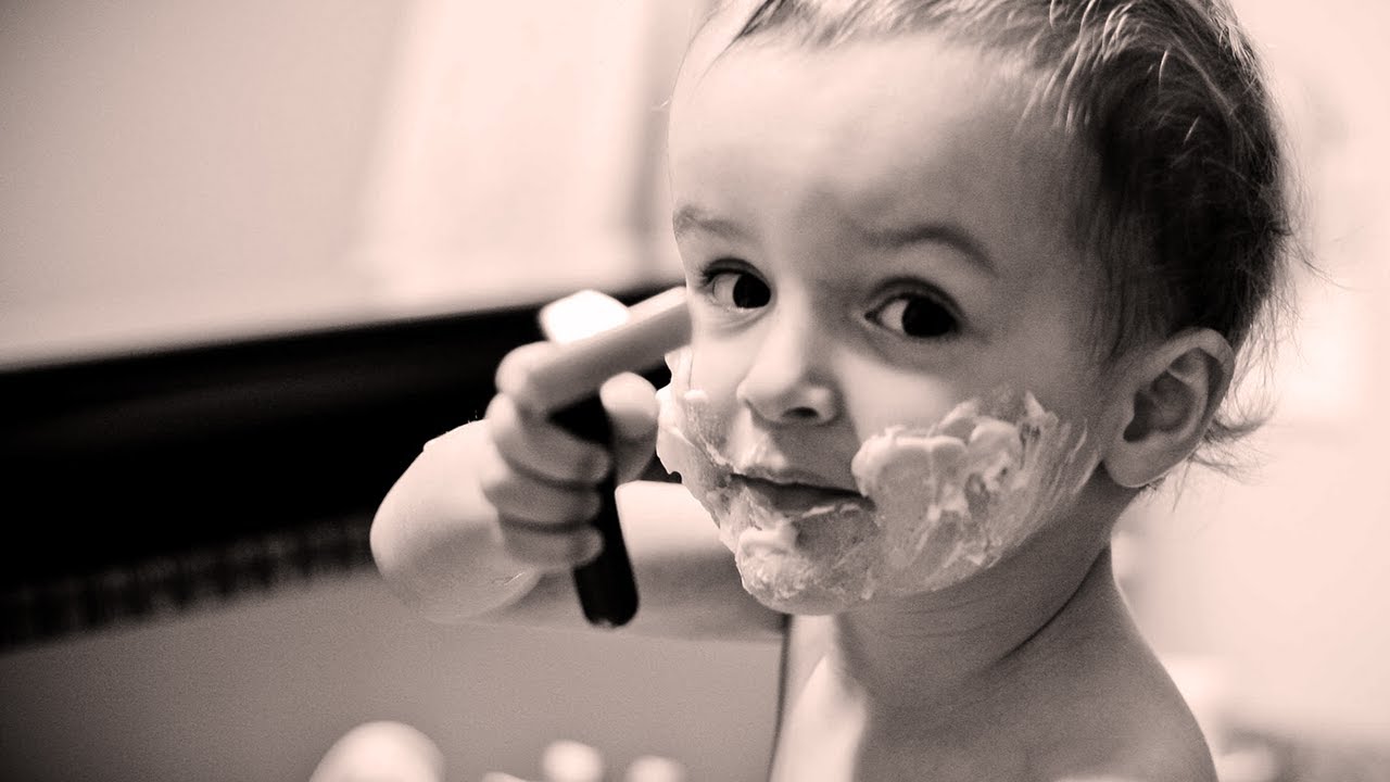 Convincing Daddy to Shave his Beard