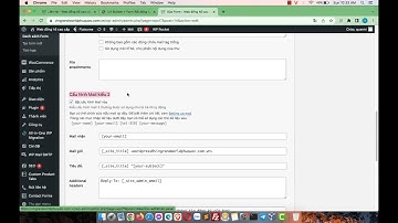 Cấu hình Contact Form 7 để nhận Email