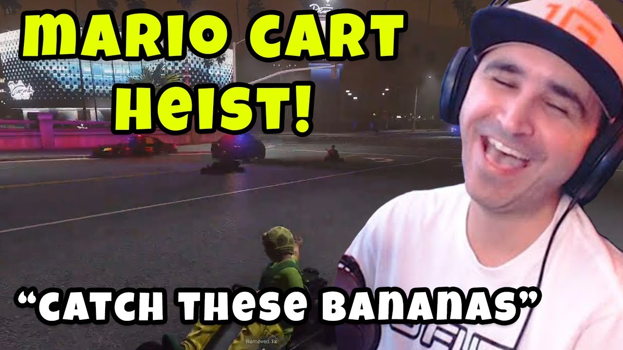 Summi1g & CHANG GANG do a MARIO CART HEIST! | GTA 5 NoPixel RP