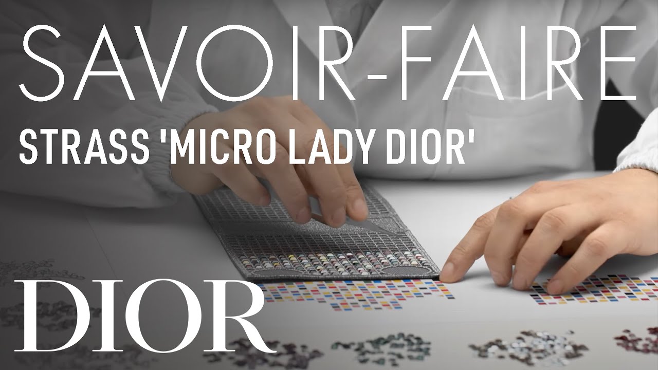 Strass 'Micro Lady Dior' Bag Savoir-Faire