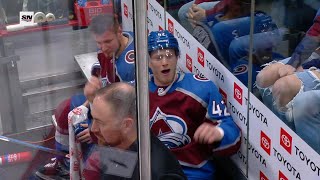 Josh Manson Game Misconduct Penalty Against Brock Boeser
