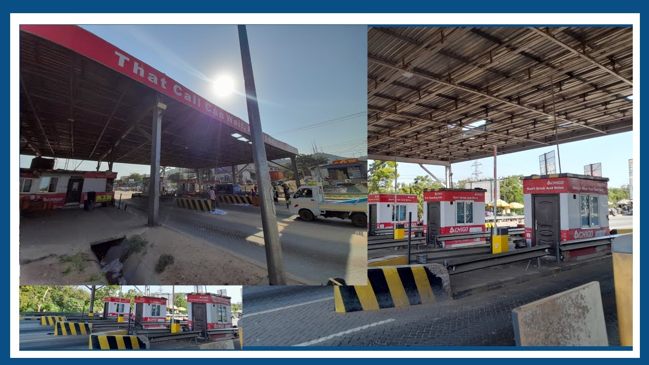 FULL VIDEO OF KASOA TOLL BOOTH.  EMPTY.  DIVERS ARE NOT PAYING  MONEY