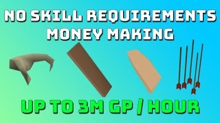 Low level & No Requirements Money Making Guide! [Runescape 3] Up to 3m gp/hr