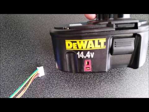 DeWALT 14.4V XRP Battery Pack Conversion to Lithium (4S Li-Po)