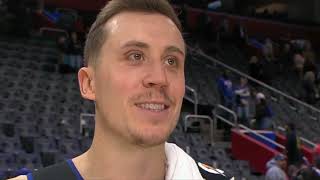 Duncan Robinson PostGame Interview | Portland Trail Blazers vs Detroit Pistons