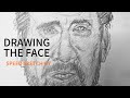 Sketching a face with pencil | Sketch #4