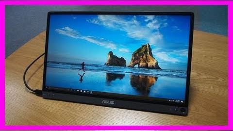 [Review Tech] Asus zenscreen mb16a portable monitor review