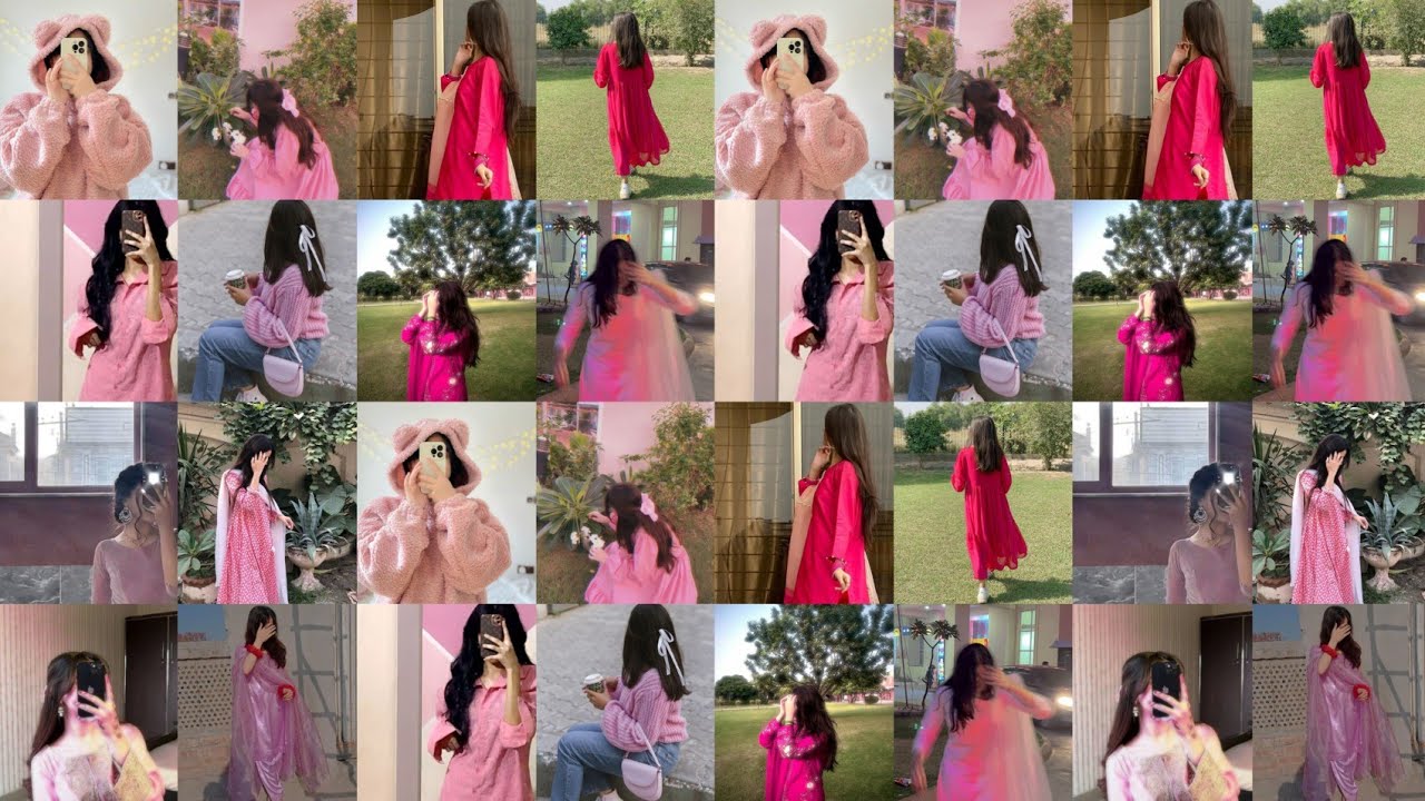 50+Pink Dress Dpz🔥| pink punjabi dress profile picture | snapchat pics | facebook profile photo 2025