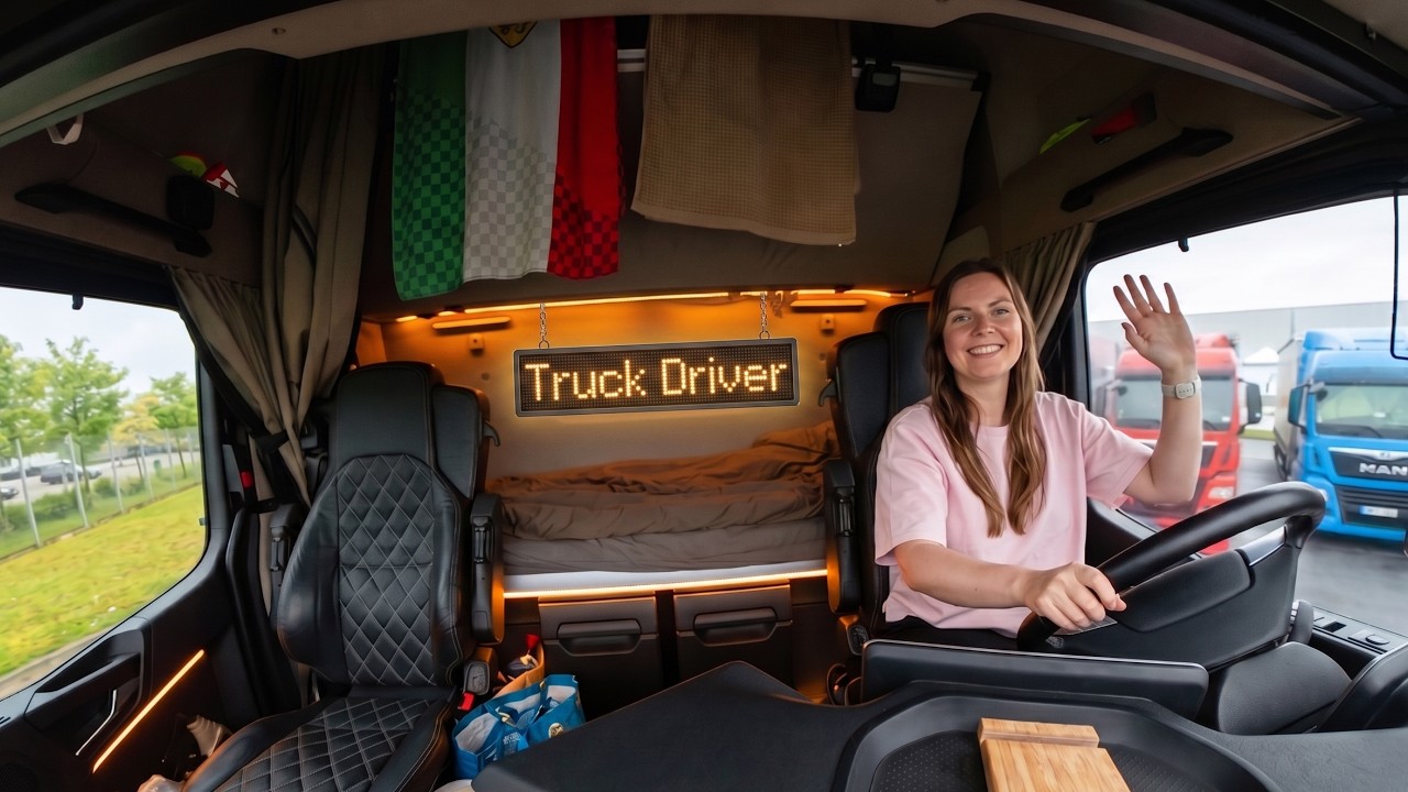 Woman Trucker vs Extreme Conditions: 1600 km of Heavy Rain & Storms