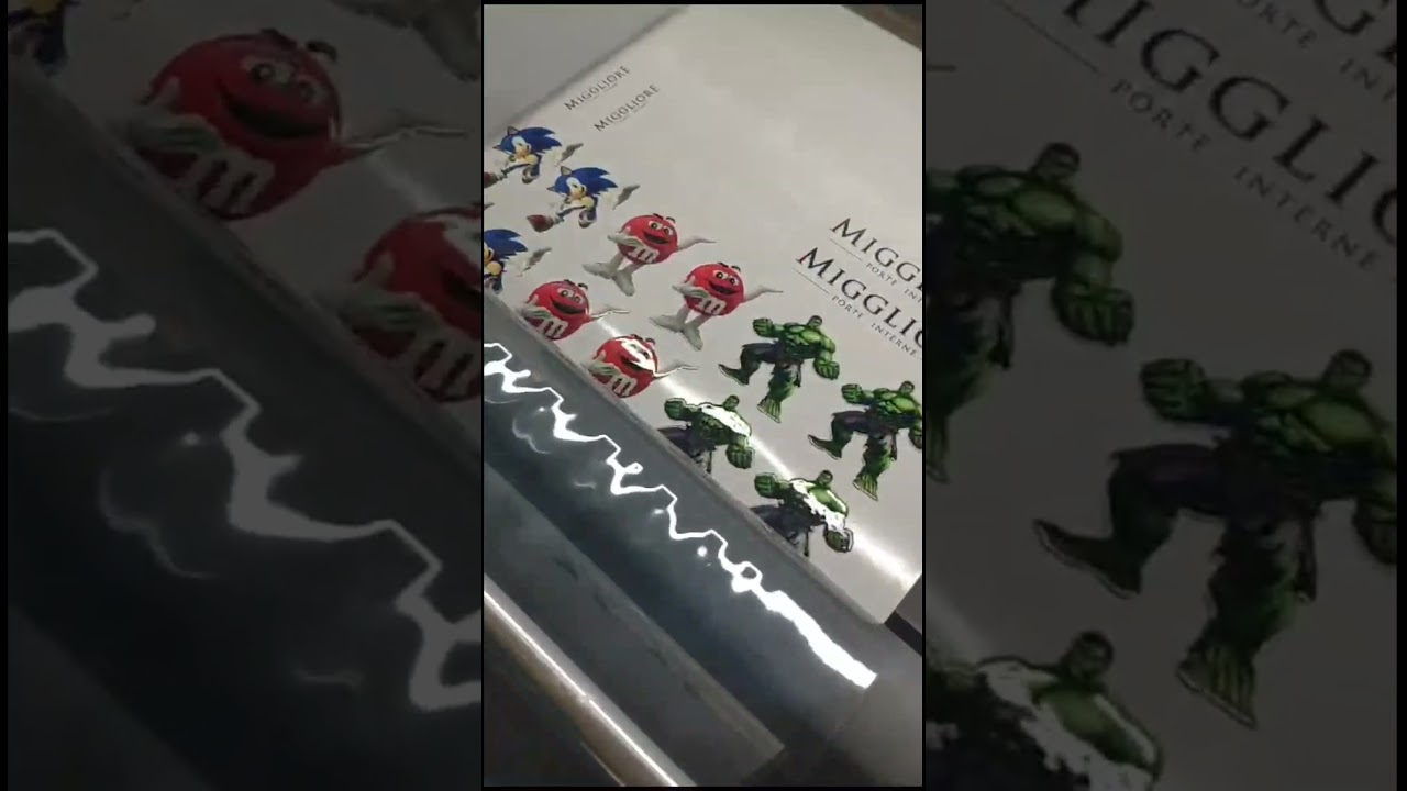 Демонстрация работы UV DTF Принтера AUDLEY UNICUM, ширина 30см, XP600*3