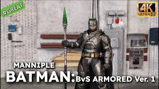 Manipple Armored Batman BvS ver. 1/12 action figure Unboxing, REVIEW & Comparsion #mezco #batman