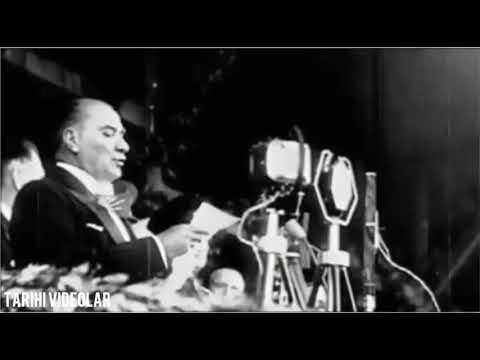 Mustafa Kemal Atatürk'ün Cumhuriyeti ilan edişi 1933