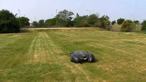 A new robot mower guided by MOW-BY-SAT (2)