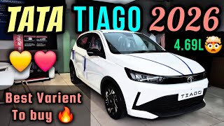Tata Tiago 2026 Best Varient Top Secound Varient Review in Kannada| Best in Segment Tiago..??🤷🤔
