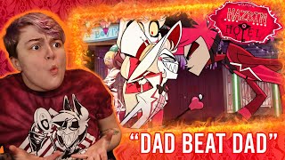 WHAT DID HE SAY?!?~ HAZBIN HOTEL EP 5 "Dad Beat Dad" REACTION!