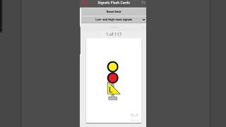 Cror rail signal flash card screenshot 1