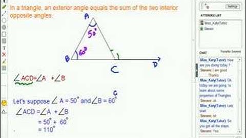 Properties of Triangles