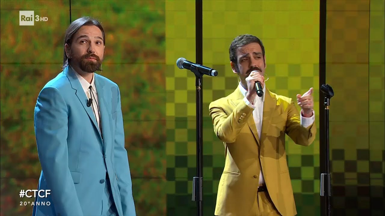 Colapesce e Dimartino cantano "Splash" - Che Tempo Che Fa 19/02/2023