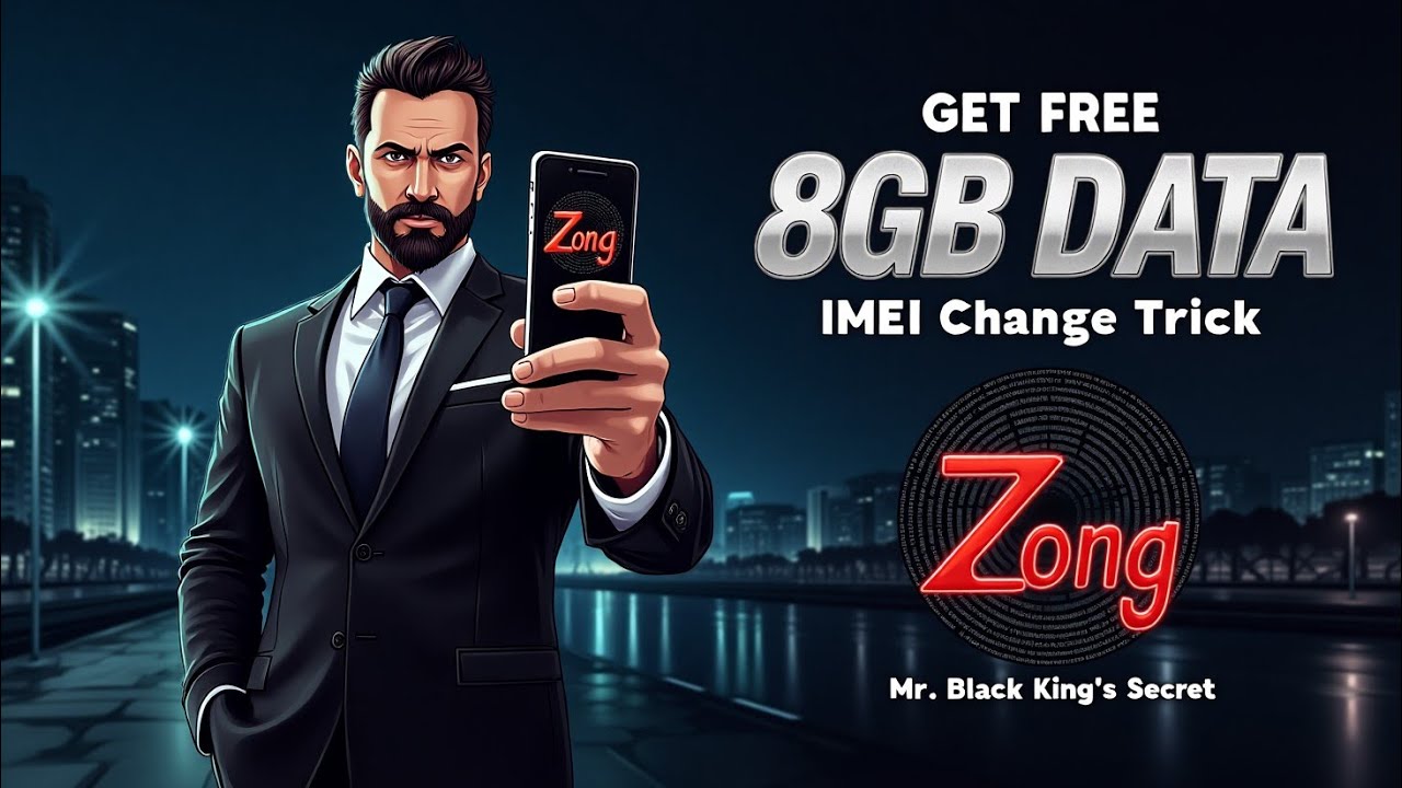Zong 8 GB fresh IMEI to get free 8gb da for one month|| Mr Black King 