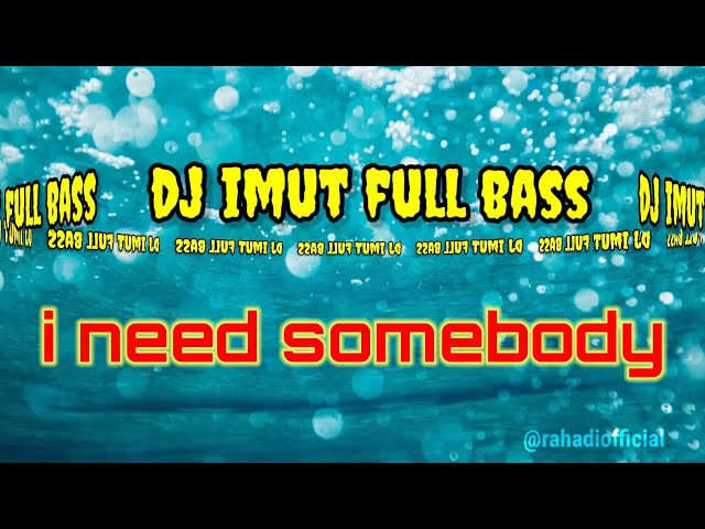 dj at my worst / i need somebody remix full bass class=