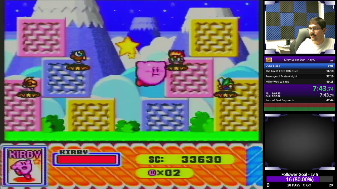 Kirby Super Star Any% Speedrun in 