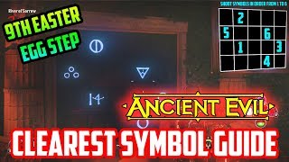 BLUE SYMBOL STEP GUIDE! 9th Easter Egg Step Ancient Evil