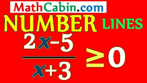 Rational Inequality Number Line problem ! ! ! ! !