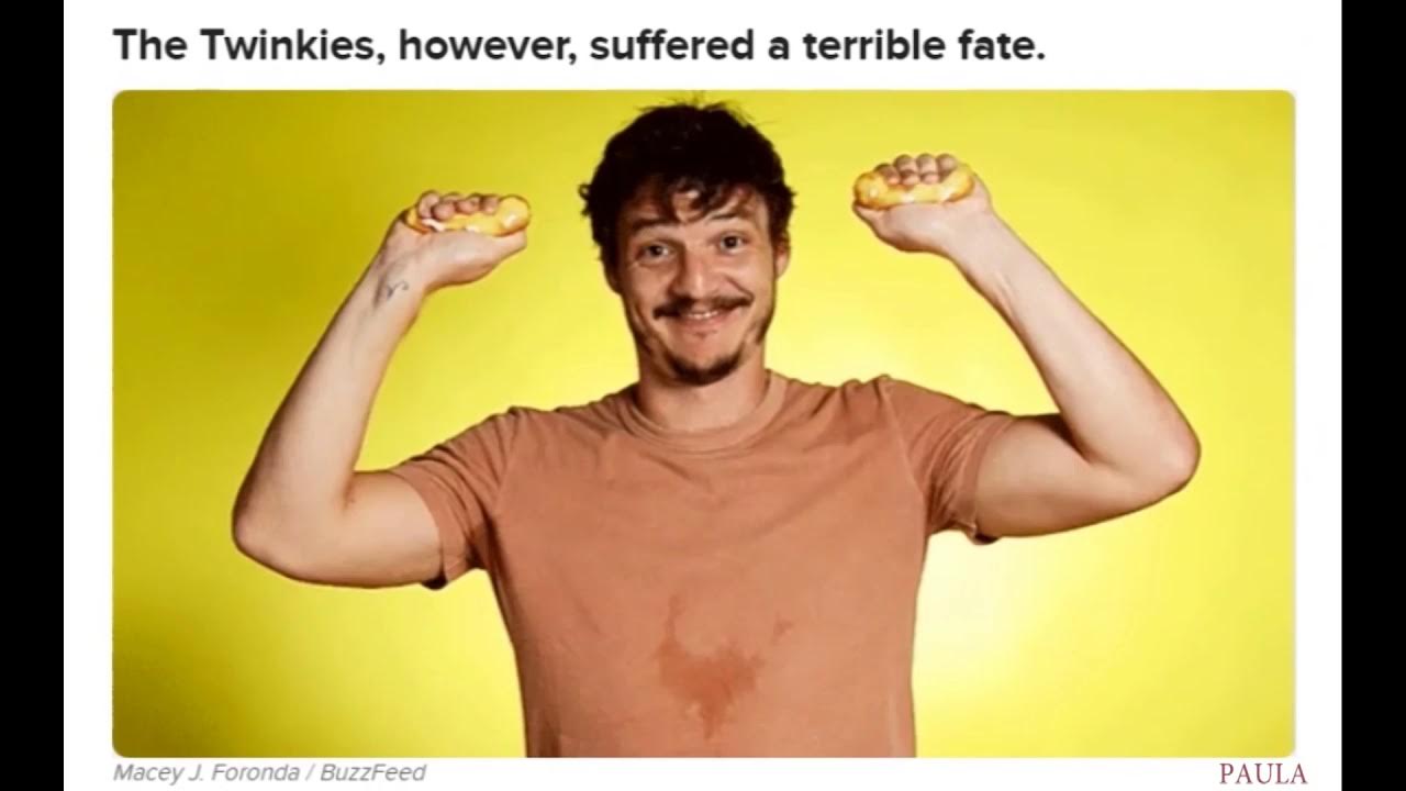 Pedro Pascal Smashing Fruits YouTube