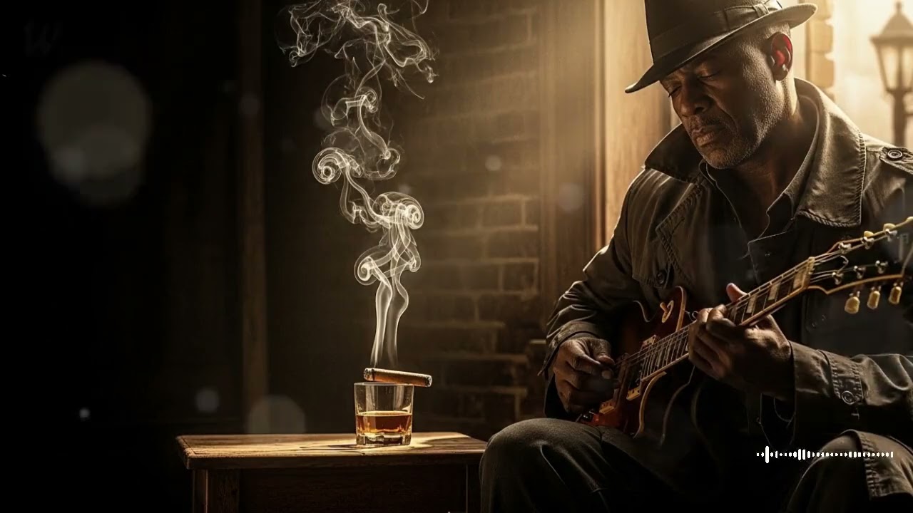 Gentle Blues Session | Gentle Rain, Warm Whiskey & Soulful Blues