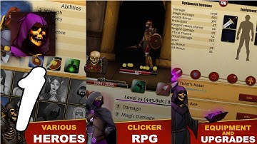 Infinite Dungeons: Clicker / Idle RPG Gameplay Walkthrough #1 (Android, IOS)