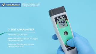 Setting the Parameters on the OAKTON EcoTestr pH1