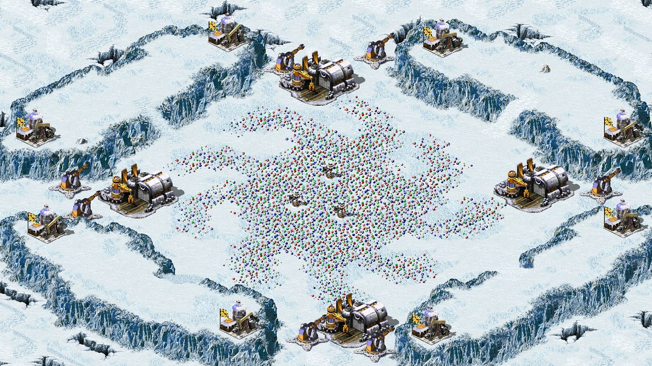 Red Alert 2 | Месть Юрия | 7 против 1 | Версия WWII 2026 | Масштабирование 3000 | Высокая сложнос...