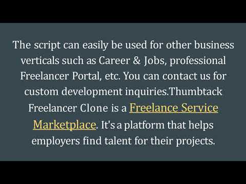 Readymade Thumbtack  Clone Script  -  DOD IT Solutions