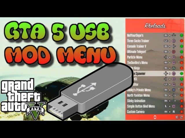 GTA V USB Mod Menu Gta5 For JB Ps3 (x5) $22.00 - PicClick