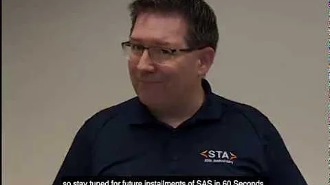 SAS in 60 Seconds: "The Value Pillars of SAS"