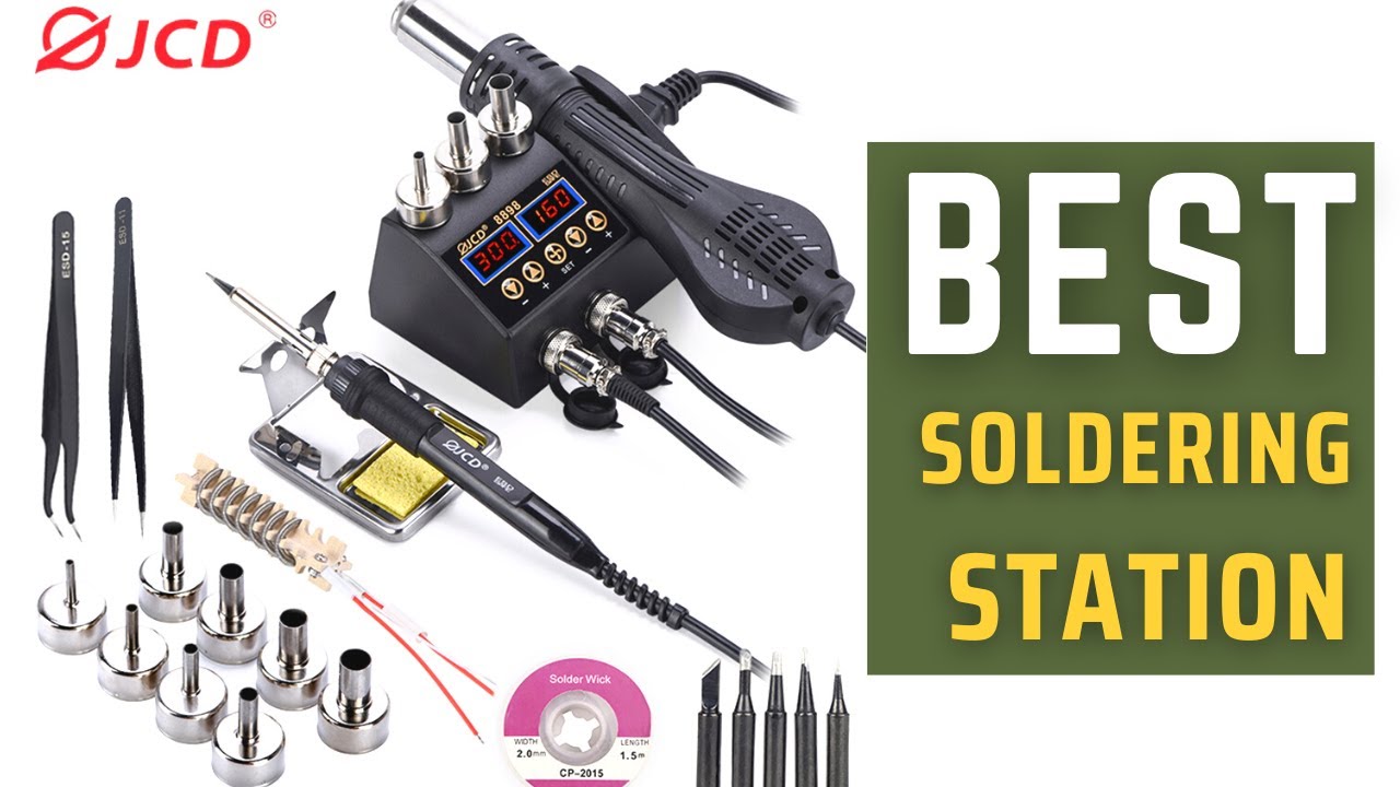 Best Soldering Station 750W SMD Rework Soldering Station Review YouTube